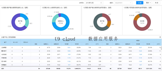 U9 cloud数据应用服务客户ABC模型