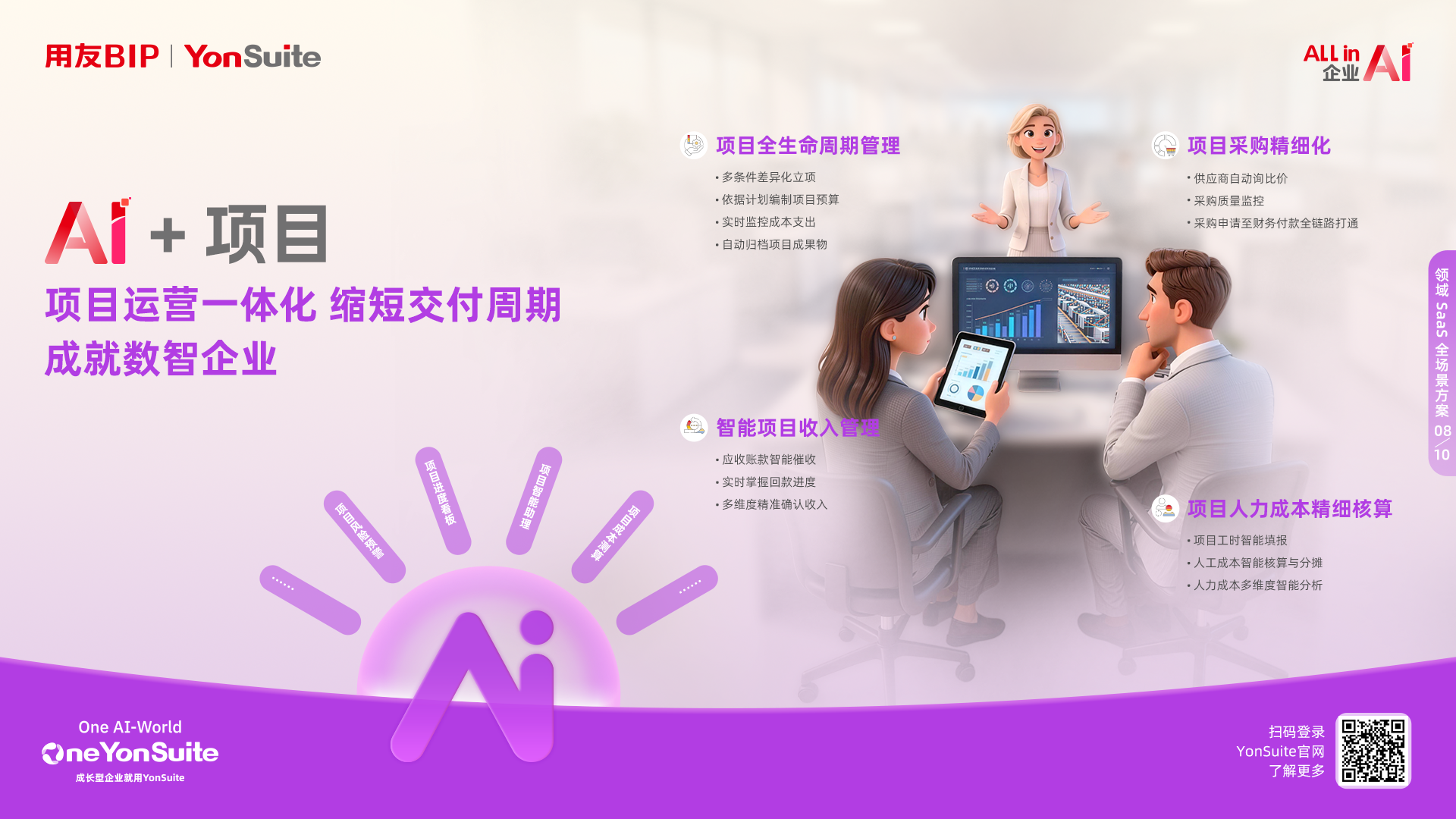 企业数据孤岛与本体智能体协同示意图