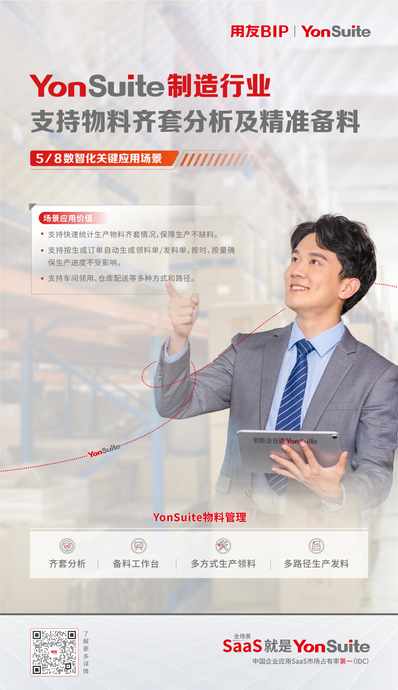 用友YonSuite物料齐套分析之齐套分析